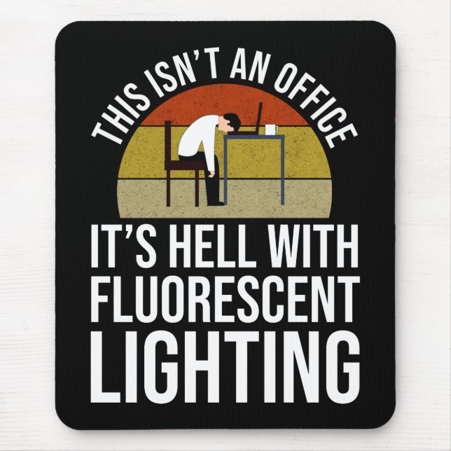 Det här är inget kontor - det är helvetet musmatta (Framsidan)