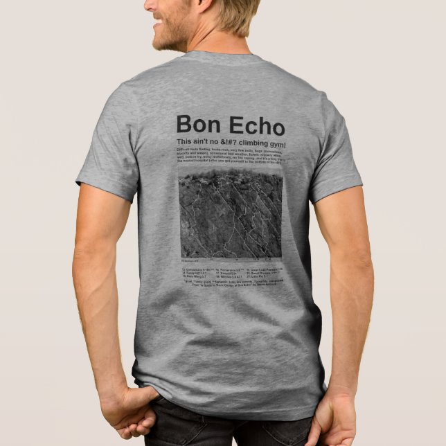 Det här är inte Bon Echo T-shirt (Baksida)
