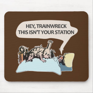 Det här är inte din station musmatta