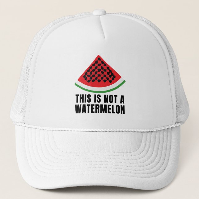Det här är inte en Watermelon - palestinsk keffiye Keps (Framsida)