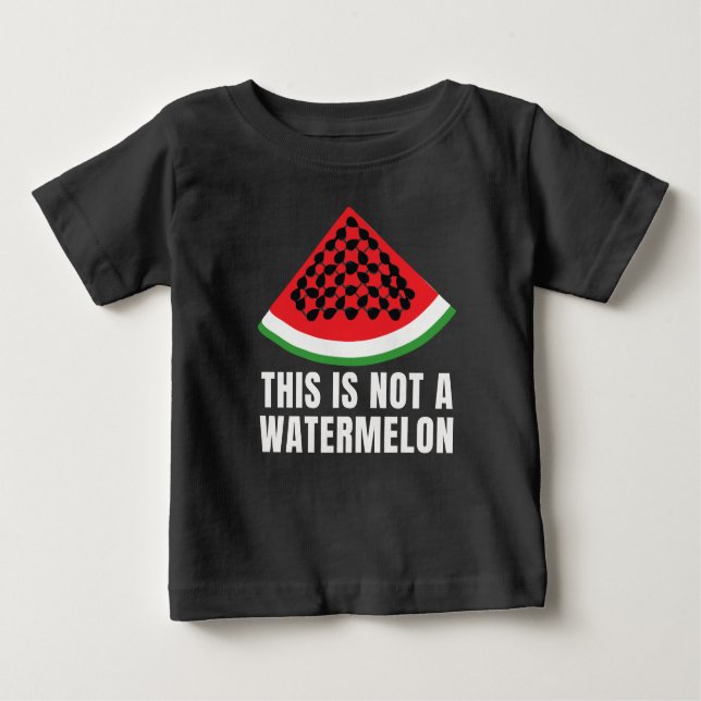 Det här är inte en Watermelon - palestinsk keffiye T Shirt (Framsida)