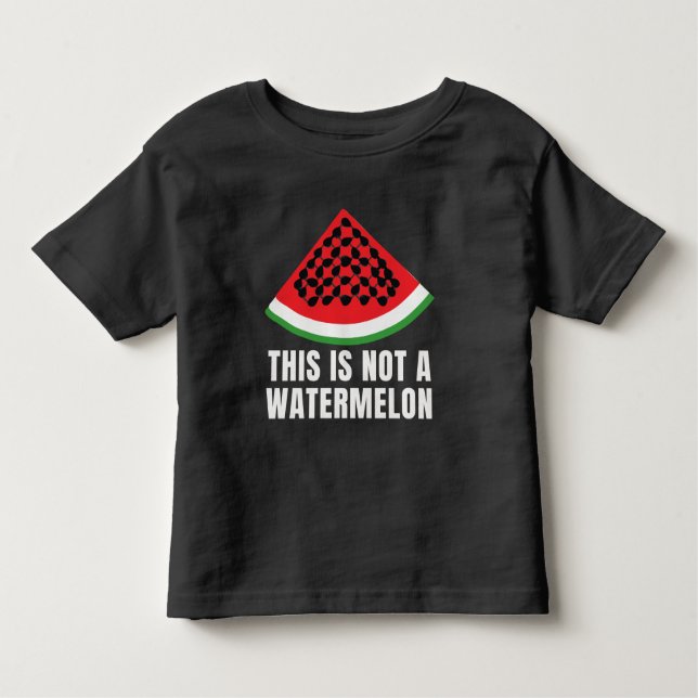 Det här är inte en Watermelon - palestinsk keffiye T Shirt (Framsida)