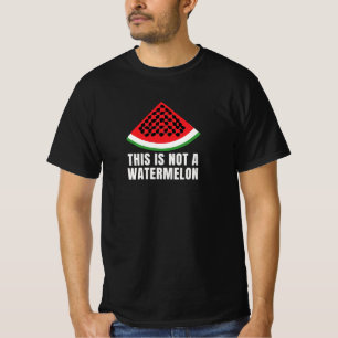 Det här är inte en Watermelon - palestinsk keffiye T Shirt