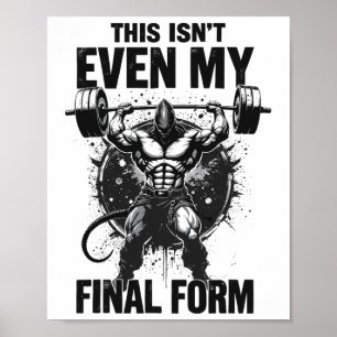 Det här är inte ens min Beast Bodybuilding. Poster