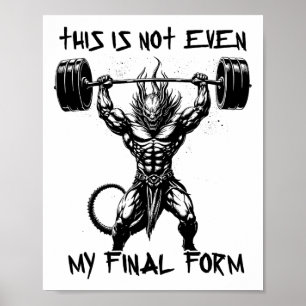 Det här är inte ens min Beast Bodybuilding. Poster