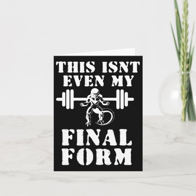 Det här är inte ens min slutliga form-Gym Kort (Framsida)