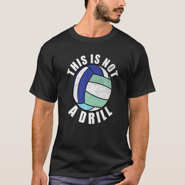 Det här är inte ett detaljerat Volleyball Player T T Shirt (Framsida)