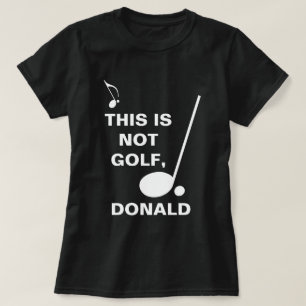 Det här är inte Golf Donald-anpassadet. Tröja