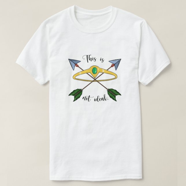 Det här är inte Ideal T-Shirt - White (Design framsida)