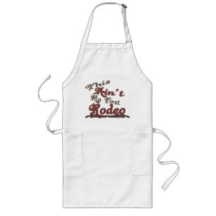 Det här är inte min första Rodeo Aprons Långt Förkläde