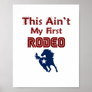 Det här är inte min första rodeo (standard bildram poster