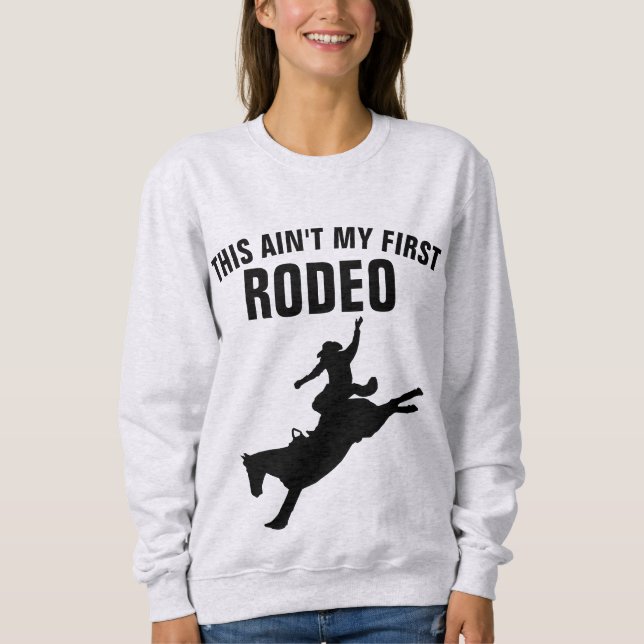 DET HÄR ÄR INTE MIN FÖRSTA RODEO T-Shirts Tees (Framsida)