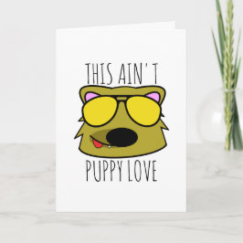 Det här är inte Puppy Kärlek Helgkort