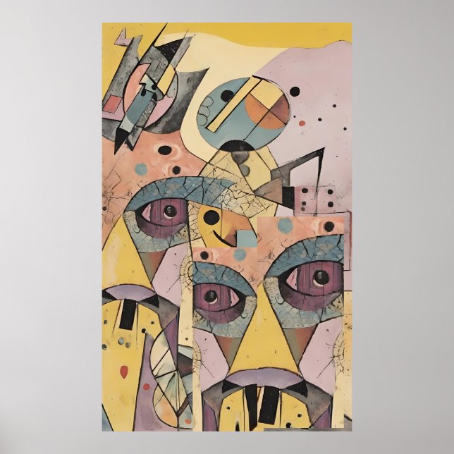 Det här är inte Tiki - Ken Gage Surreal Art Poster (Framsidan)