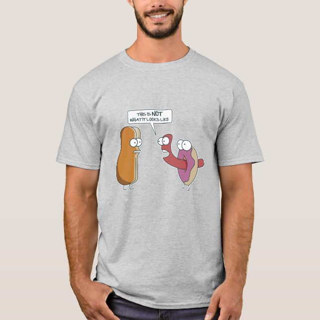 Det här är inte vad det ser ut som t shirt (Framsida)