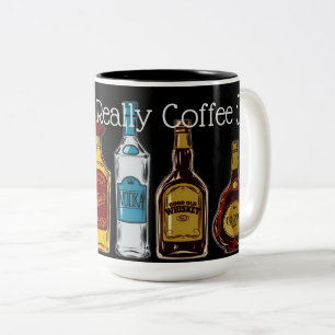 Det här är inte Verkligen kaffe Två-Tonad Mugg