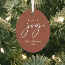 Det här är Joy Terracotta Photo Helgdag