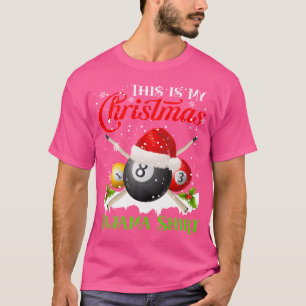Det här är Julafton jultomten Billiard Player T Shirt