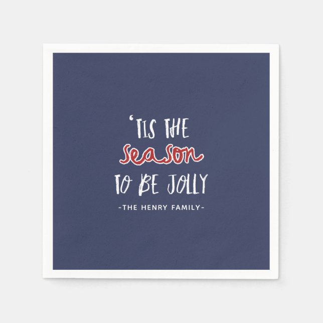 "Det här är julen i party Pappersservett (Framsidan)