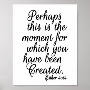 Det här är kanske den aktuella Esther-utskriften Poster