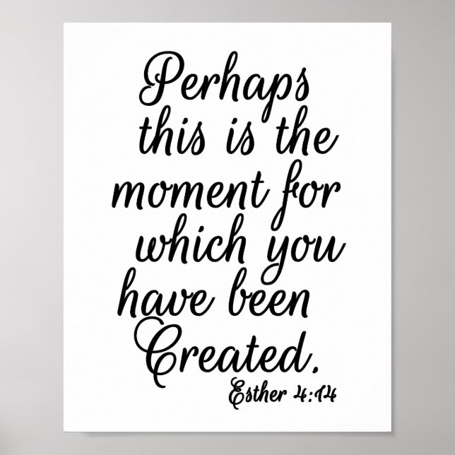 Det här är kanske den aktuella Esther-utskriften Poster (Framsidan)