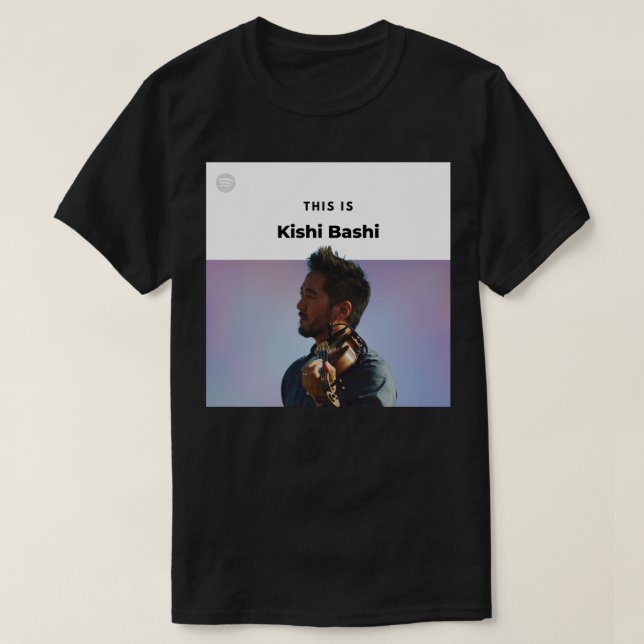 Det här är Kishi Bashi Sticker T Shirt (Design framsida)