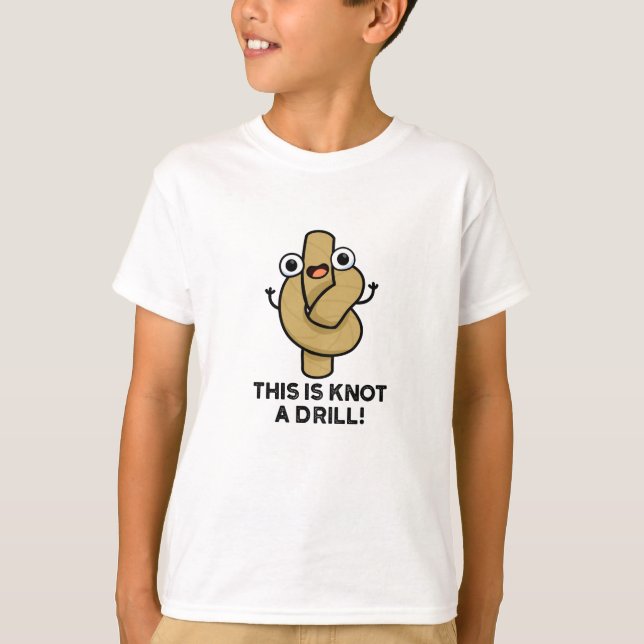 Det här är Knot A Rope Pun T Shirt (Framsida)