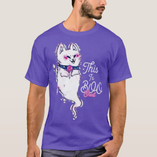 Det här är lakan lustiga halloween-kattspöke t shirt