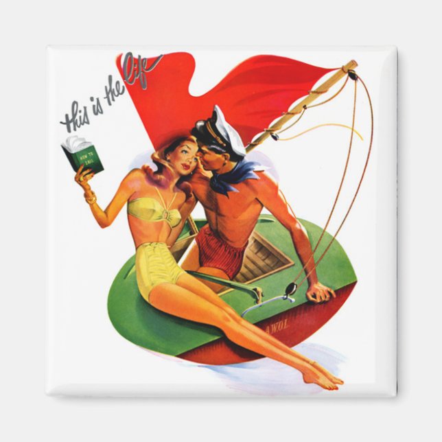 Det här är Life Swimdress Magnet (Framsidan)