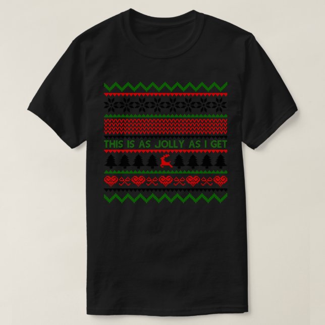 Det här är lika roligt som jag får 1 t shirt (Design framsida)