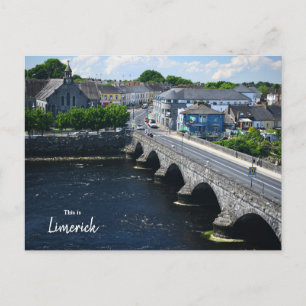Det här är Limerick- Irland Vykort