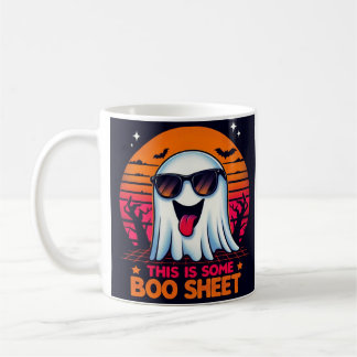 Det här är lite Boo Lakan Funny Halloween Ghost Ka Kaffemugg