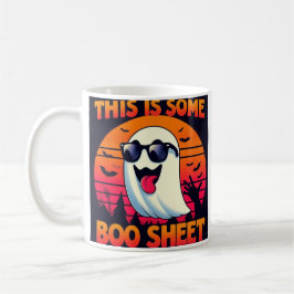 Det här är lite Boo Lakan Funny Halloween Ghost Ka Kaffemugg