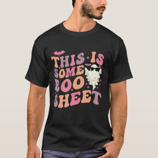Det här är lite Boo Lakan Groovy Halloween Ghost C T Shirt