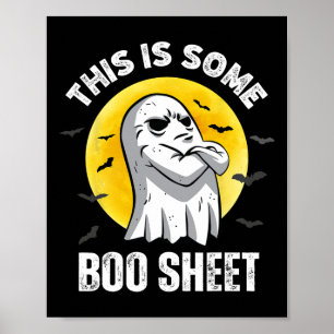 Det här är lite Boo Lakan Halloween Ghost Funny Ma Poster