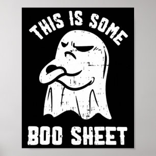 Det här är lite Boo Lakan Halloween Ghost Funny Ma Poster