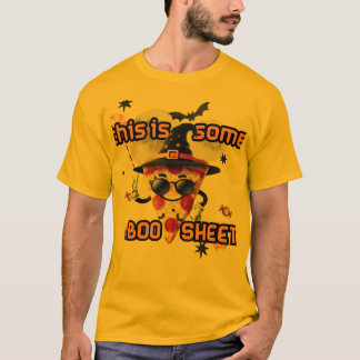 Det här är lite Boo Lakan - Halloween Pizza T-Shir T Shirt