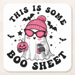 "Det här är lite Boo Lakan" Party Underlägg Papper Kvadrat