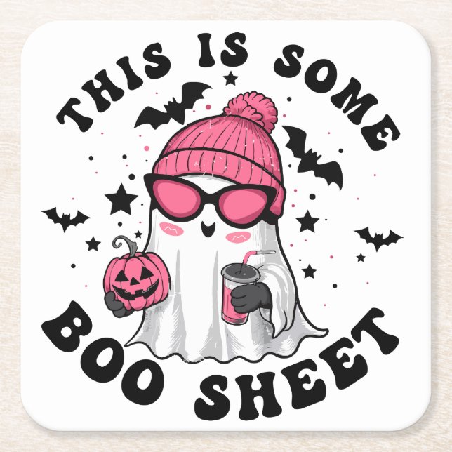 "Det här är lite Boo Lakan" Party Underlägg Papper Kvadrat (Framsidan)