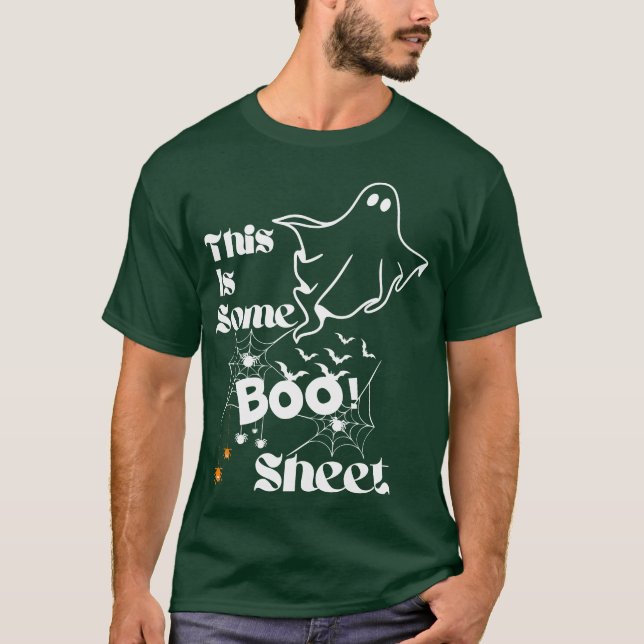 Det här är lite BOO lakan T Shirt (Framsida)