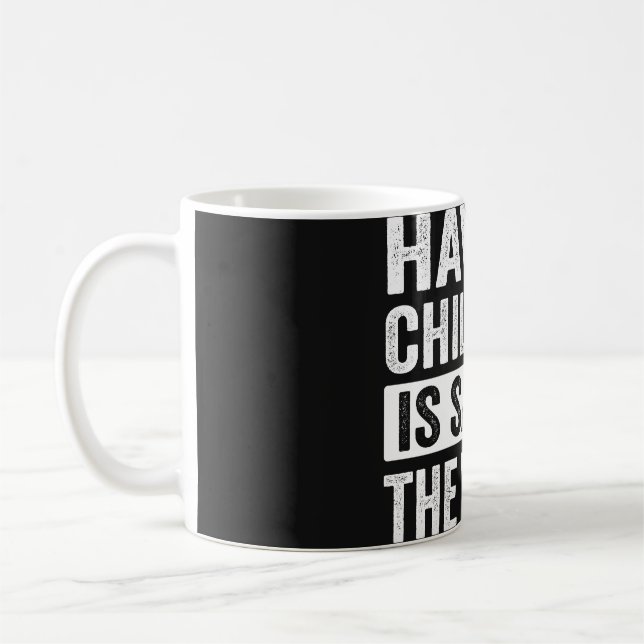 Det här är lite skojigt Halloween-kaffemugg Kaffemugg (Vänster)