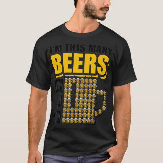 Det här är många Öl gamla 75:e-födelsedagen 75 år T Shirt
