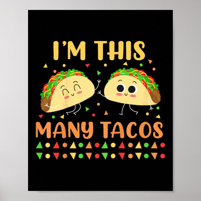 Det här är många Tacos andra Födelsedagsfesten Cin Poster (Framsidan)