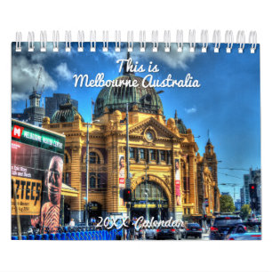 Det här är Melbourne Australia Calendar Kalender