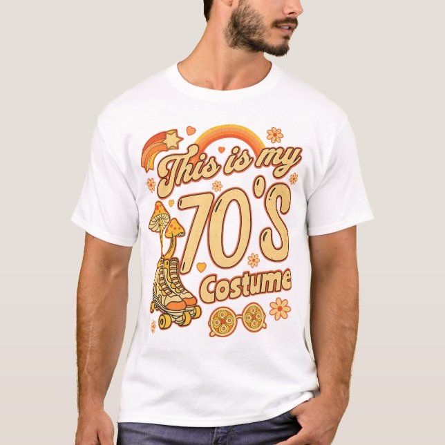 Det här är min 70-talets Costume Funny 70-talskons T Shirt (Framsida)
