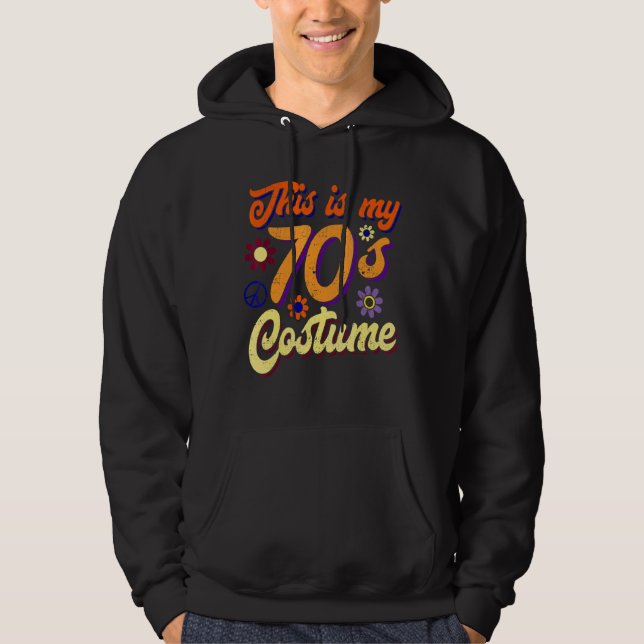 Det här är min 70-talskonst för 1970-talets Retro- Hoodie (Framsida)