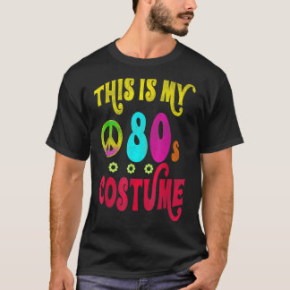 Det här är min 70-talskonst Groovy Peace Halloween T Shirt