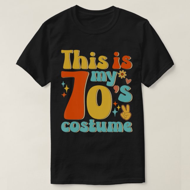 Det här är min 70-talskonst Hippie Stil T-Shirt (Design framsida)
