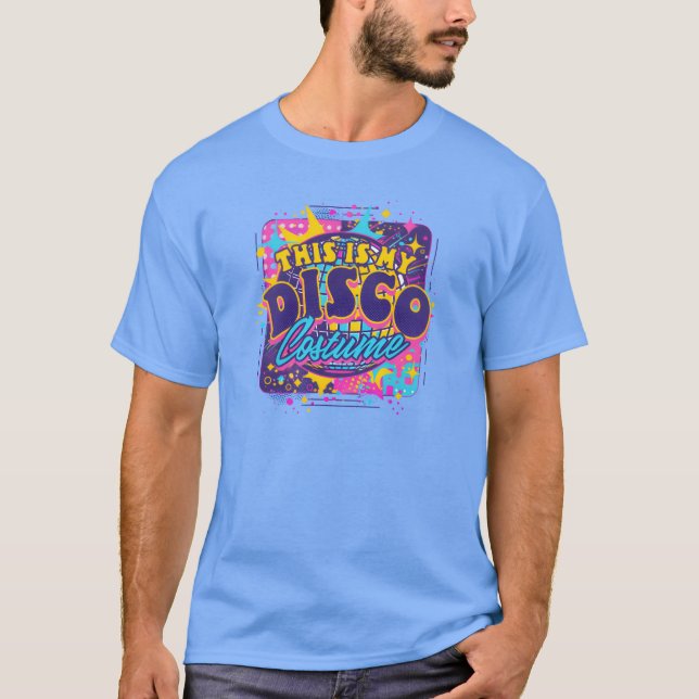 Det här är min 70-talskostym vänner t shirt (Framsida)