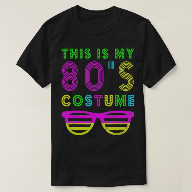 Det här är min 80-sekunders kostym 80-tal Party T Shirt (Design framsida)